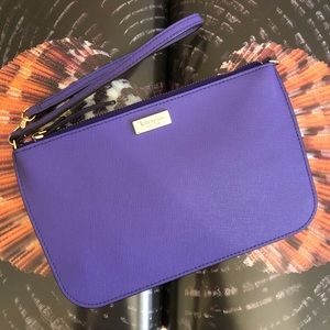 Purple Kate Spade Lolly Newbury Lane Wristlet